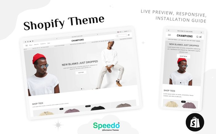 Champion - Shopify 2.0 Fashion Theme Best Shopify Clothing Theme