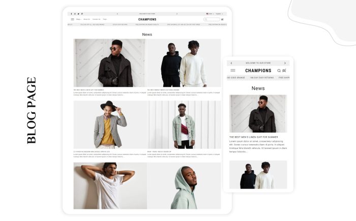 Champion - Shopify 2.0 Fashion Theme Best Shopify Clothing Theme