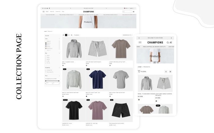 Champion - Shopify 2.0 Fashion Theme Best Shopify Clothing Theme