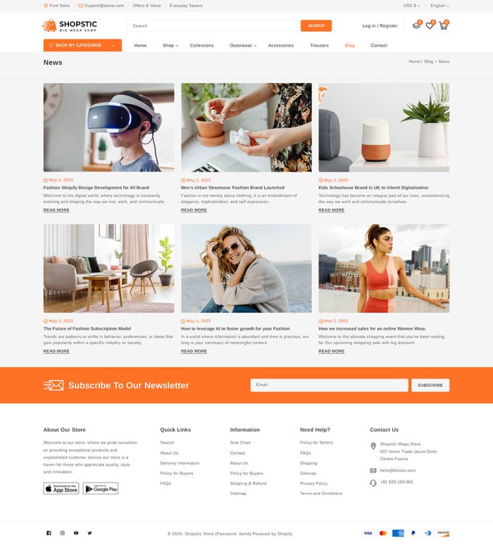 Shopstic - Mega Store Shopify 2.0 Responsive Theme