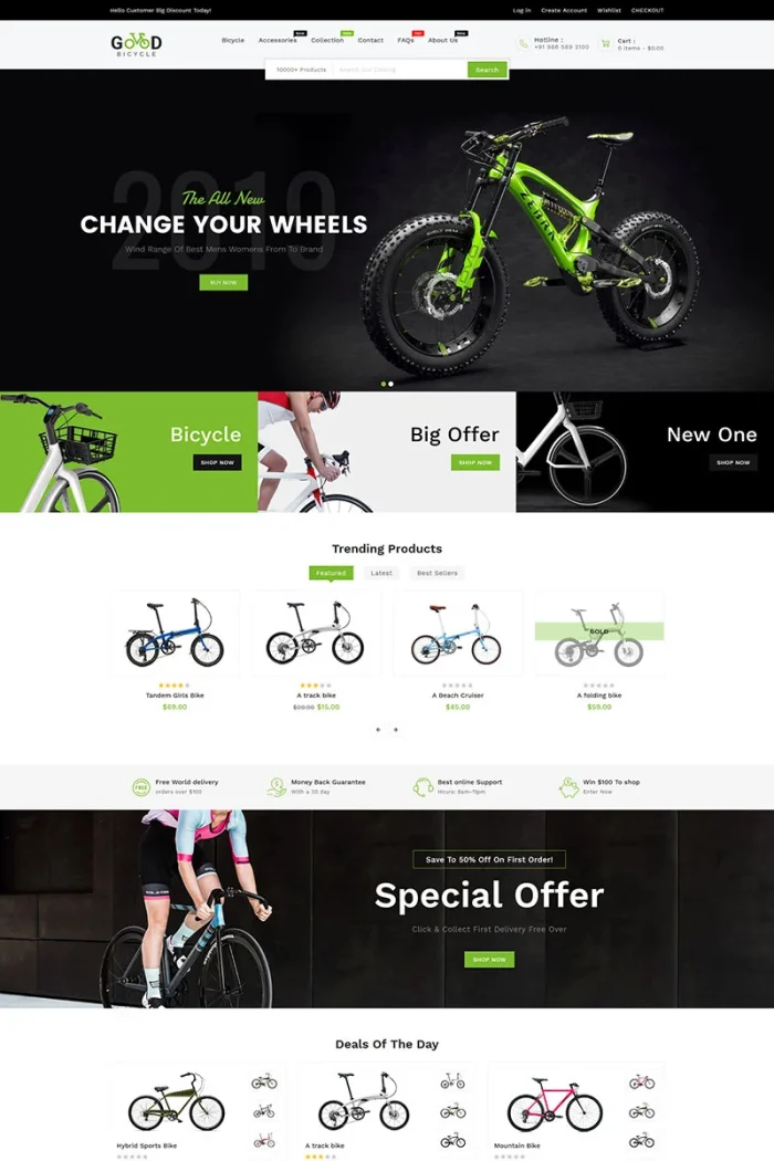 Good Bikes & Bicycle Store Shopify Theme