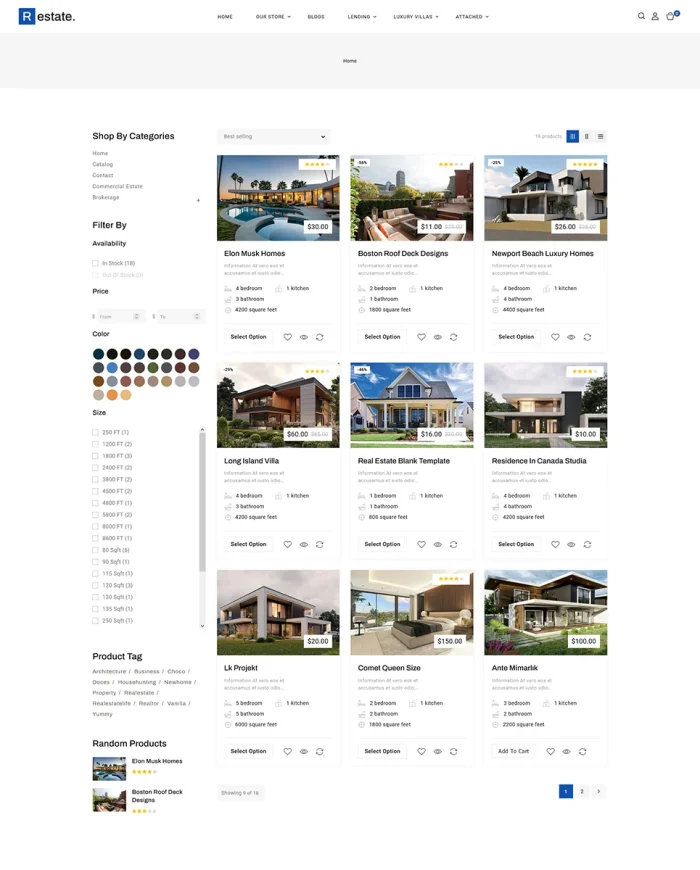 Estate - Real Estate Agency Shopify Theme