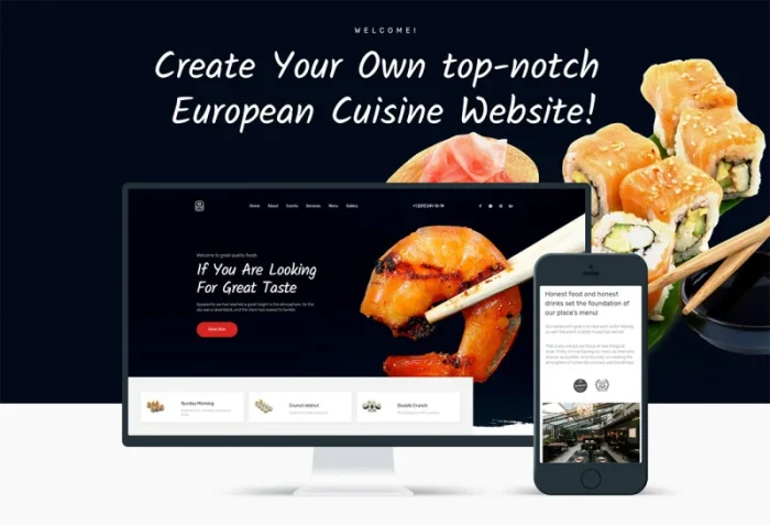 European Cuisine WordPress Theme