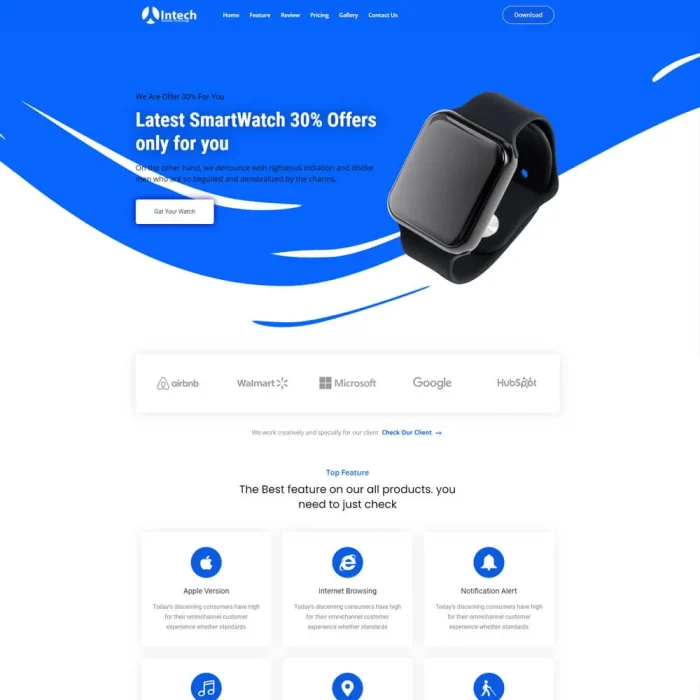 Intech WordPress Theme