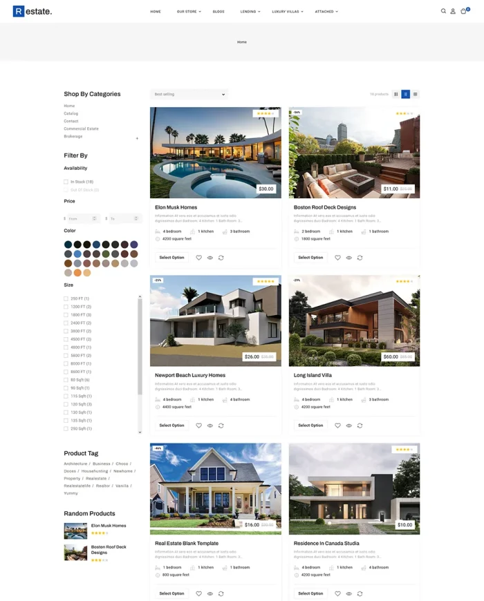 Estate - Real Estate Agency Shopify Theme