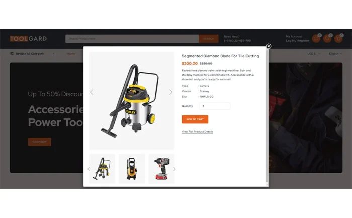 Toolgard - Mega Tools Store Shopify 2.0 Responsive Theme