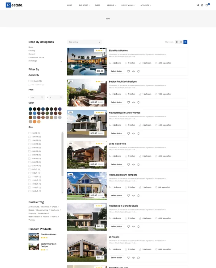 Estate - Real Estate Agency Shopify Theme