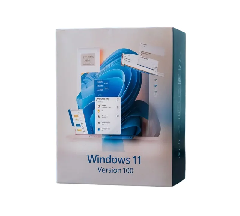 Windows 11 V100 a box with the windows 11 product inside