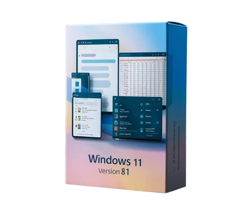 Windows 11 V81, the new microsoft windows 11 version with its box