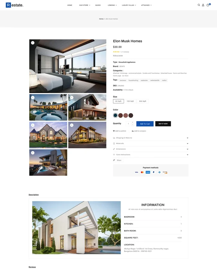 Estate - Real Estate Agency Shopify Theme