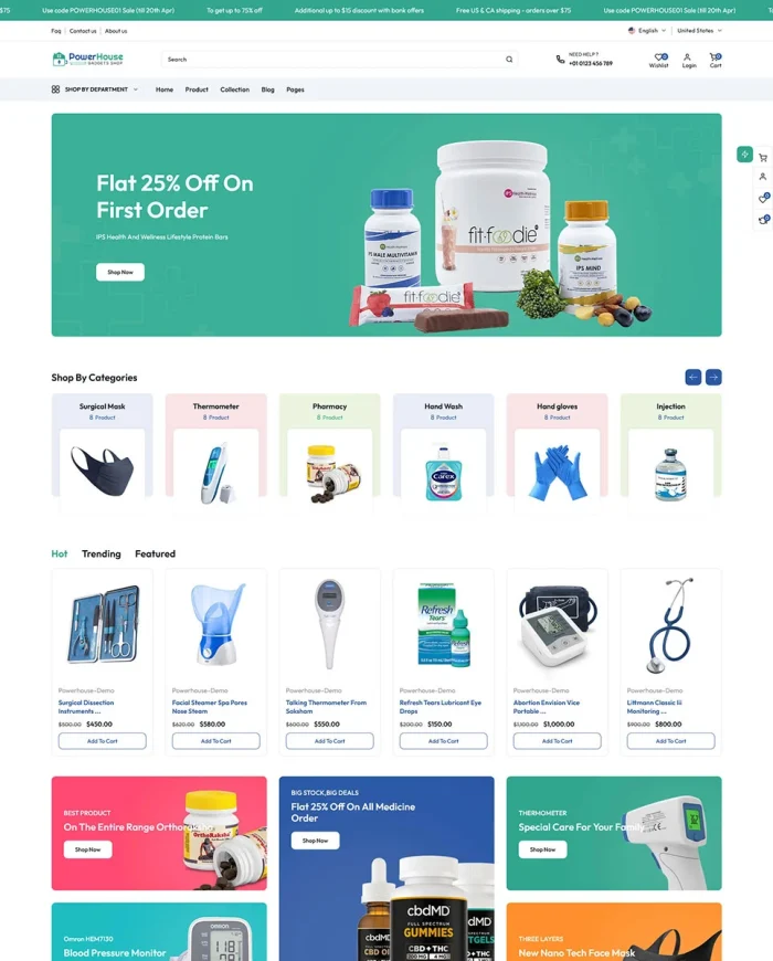 Powerhouse - Electronics & Gadgets Mega Store Multipurpose Shopify 2.0 Responsive Theme