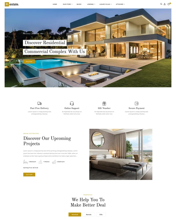 Estate - Real Estate Agency Shopify Theme