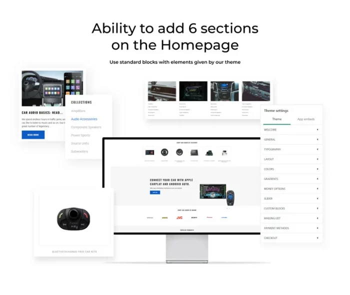 Audio Car - Car Audio Multipage Modern Shopify Theme