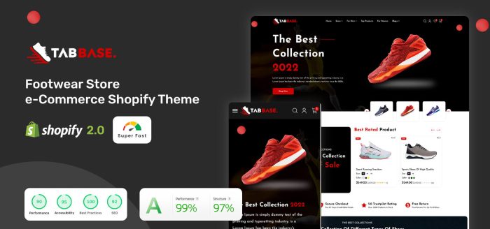 Tabbase - Multipurpose Footwear & Shoes Shopify 2.0 Theme