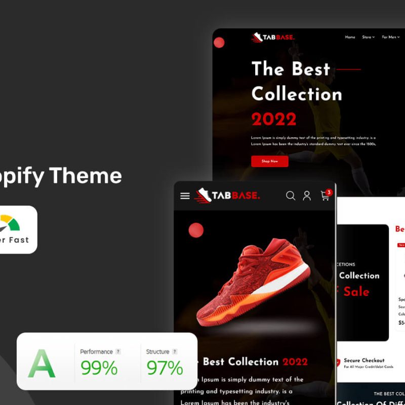 Tabbase - Multipurpose Footwear & Shoes Shopify 2.0 Theme