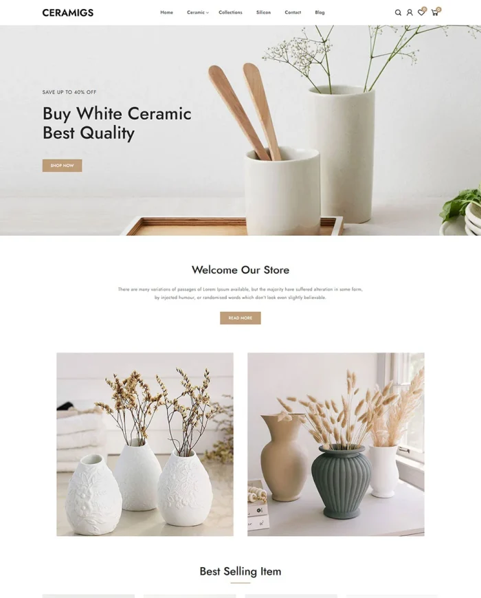 Ceramigs - Ceramic and Handmade Art Store Shopify 2.0 Responsive Theme