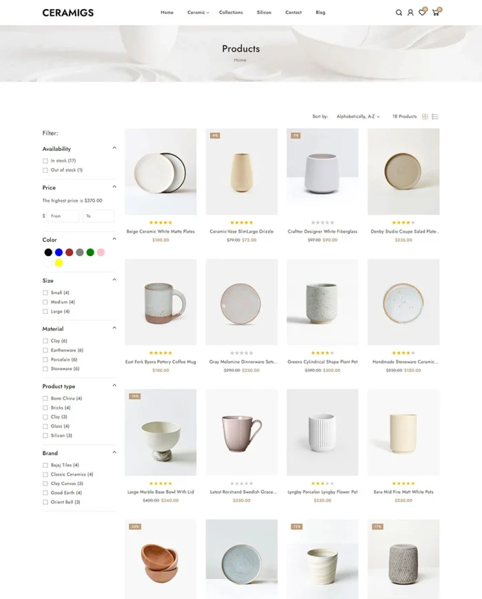 Ceramigs - Ceramic and Handmade Art Store Shopify 2.0 Responsive Theme