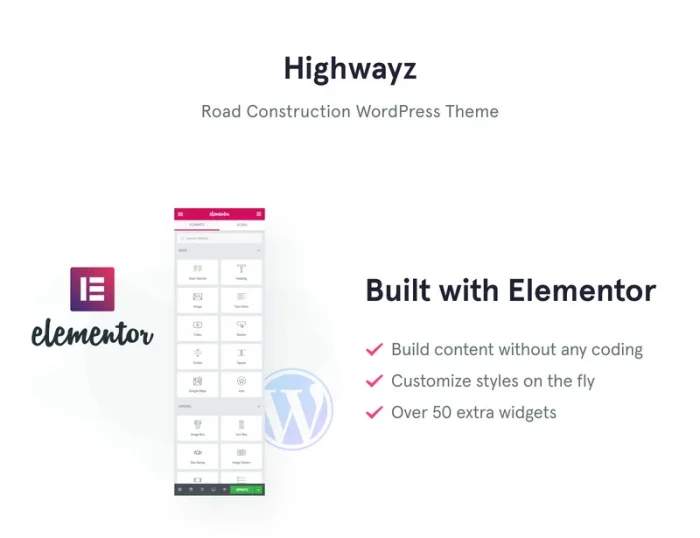 Highwayz WordPress Elementor Theme