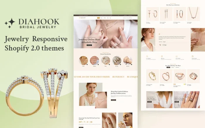 Diahook - Modern Jewelry Store Shopify 2.0 Responsive Theme