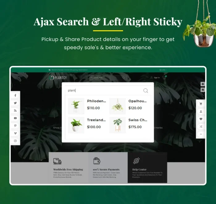 Dplantcy - Mega Plant Garden Shopify 2.0 Theme