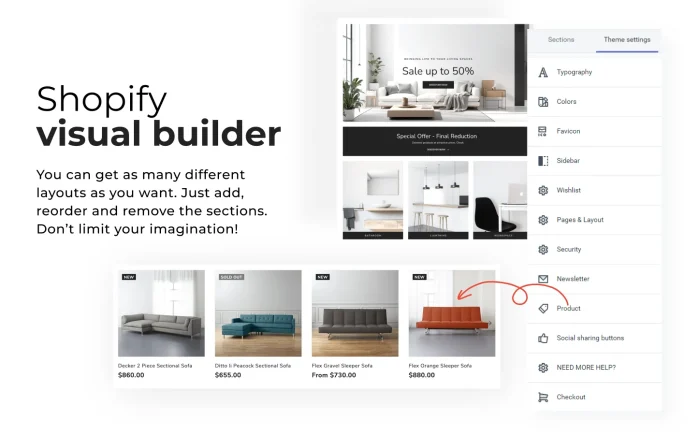 Elite Edge - Furniture Store Multipage Clean Online Store 2.0 Shopify Theme