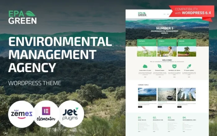 Epa Green WordPress Theme