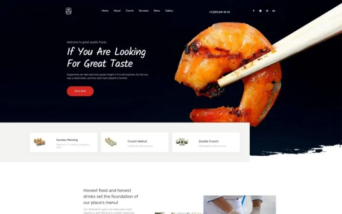 European Cuisine WordPress Theme