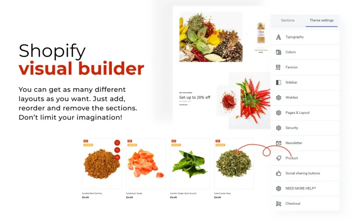 Flavor Fusion - Responsive Spice Shop Online Store 2.0 Shopify Theme