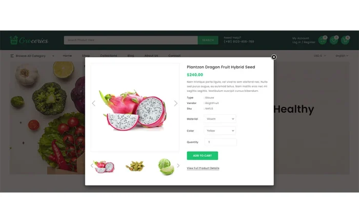 Groceries - Super Market Store Shopify 2.0 Responsive Theme