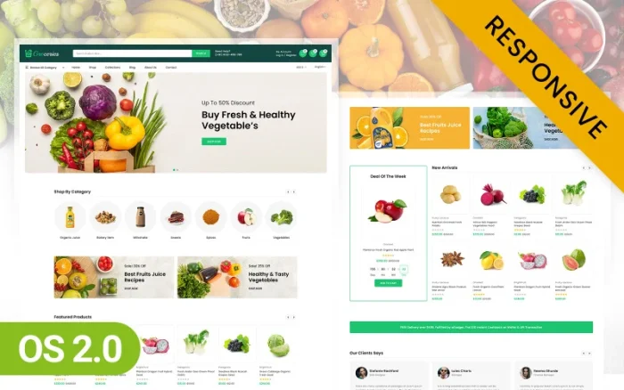 Groceries - Super Market Store Shopify 2.0 Responsive Theme