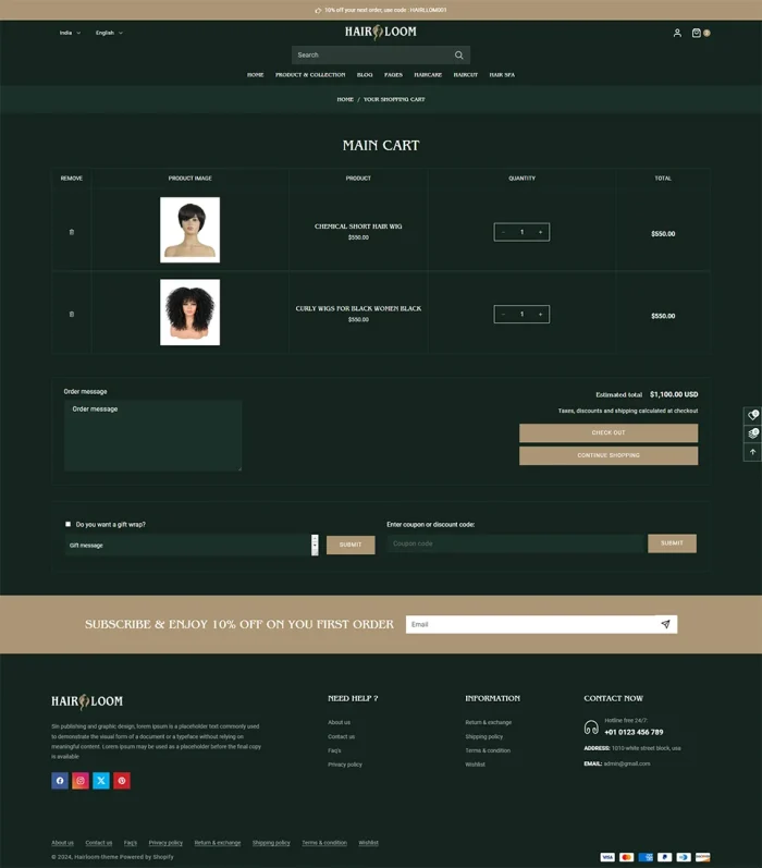 Hairloom – The Ultimate Shopify 2.0 Theme for Hair Salons and Barber Shops