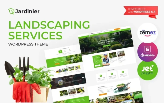 Jardinier WordPress Theme