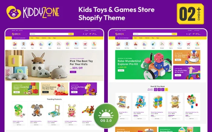 kiddyzone kids toys store shopify theme