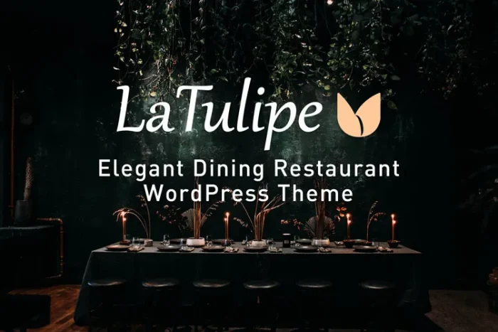 LaTulipe - Tasty Dining Restaurant WordPress Theme