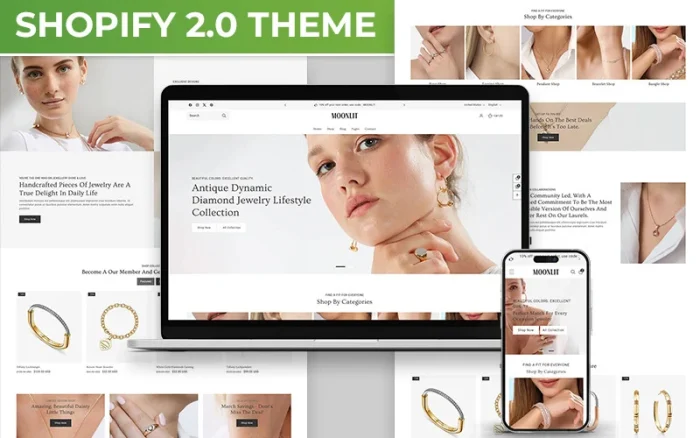 Moonlit - Modern Jewelry Store Shopify 2.0 Responsive Theme