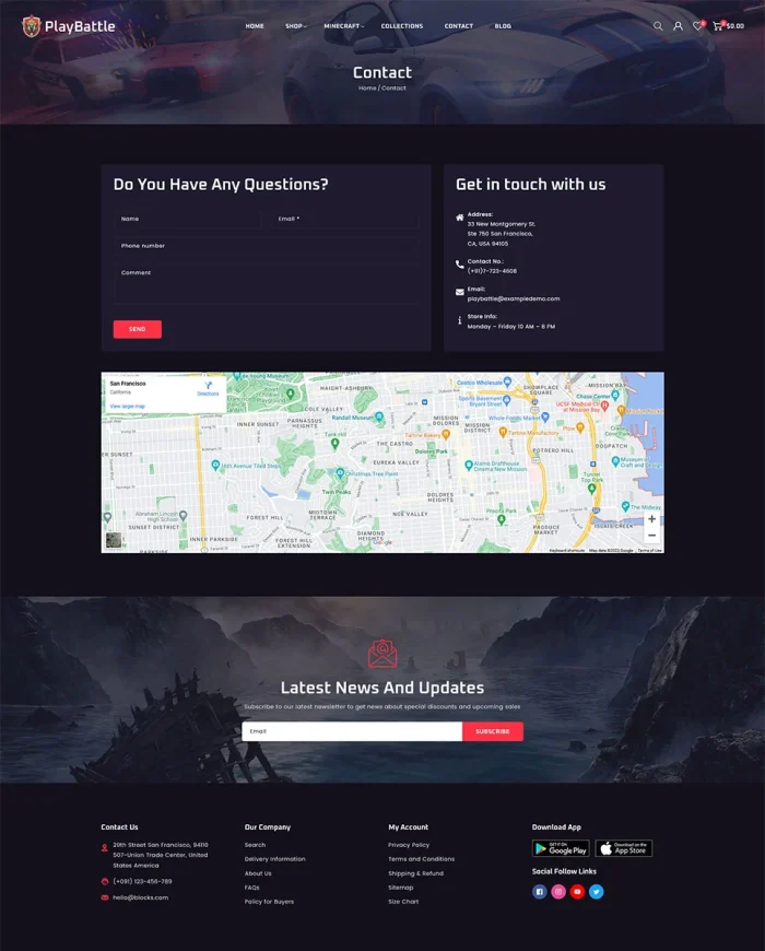 PlayBattle - Digital Video Game Store Shopify 2.0 Responsive Theme