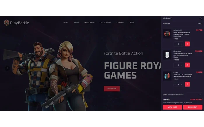 PlayBattle - Digital Video Game Store Shopify 2.0 Responsive Theme