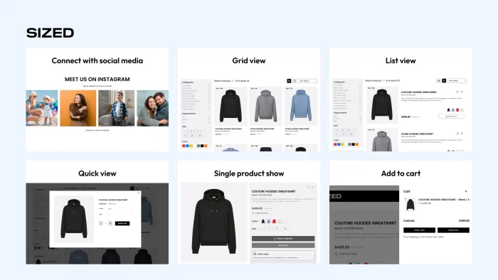 Sized - Fashion Store Shopify 2.0 Responsive Theme