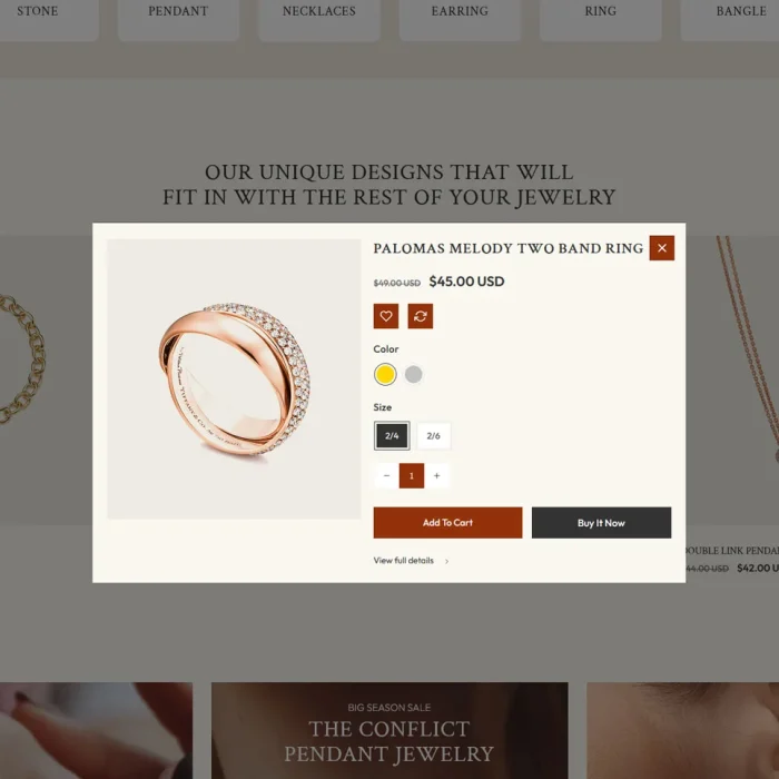 Skystone - Modern Jewelry Store Shopify 2.0 Responsive Theme