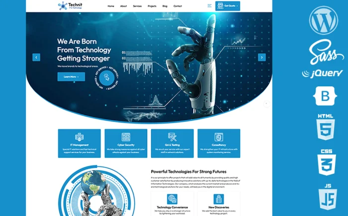 Technit - Technology WordPress Theme