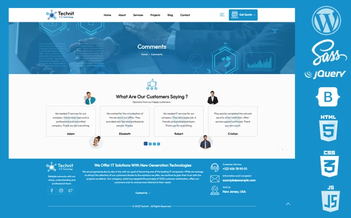 Technit - Technology WordPress Theme