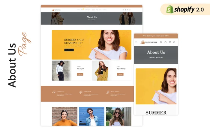 TrendSpire - Apparels and Clothing Fashion Shopify Theme