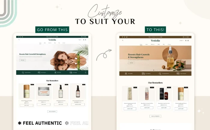 Vedzila - Shopify 2.0 Skincare Theme | Shopify Beauty Theme