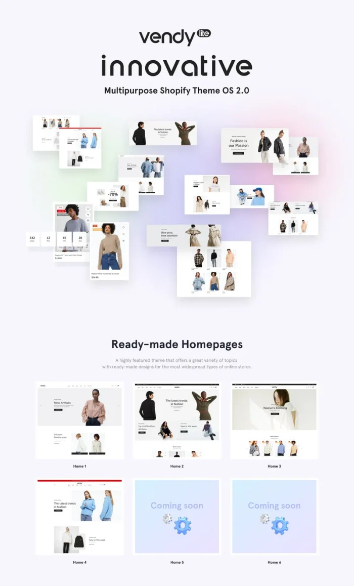 Vendy Lite - Innovative Multipurpose Shopify Theme OS 2.0