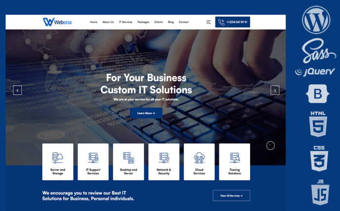 Webona - IT Solutions & Business Service WordPress Theme