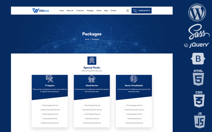 Webona - IT Solutions & Business Service WordPress Theme